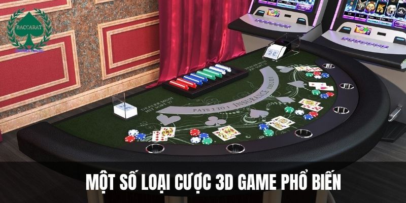 Cược blackjack phổ biến trong 3D game