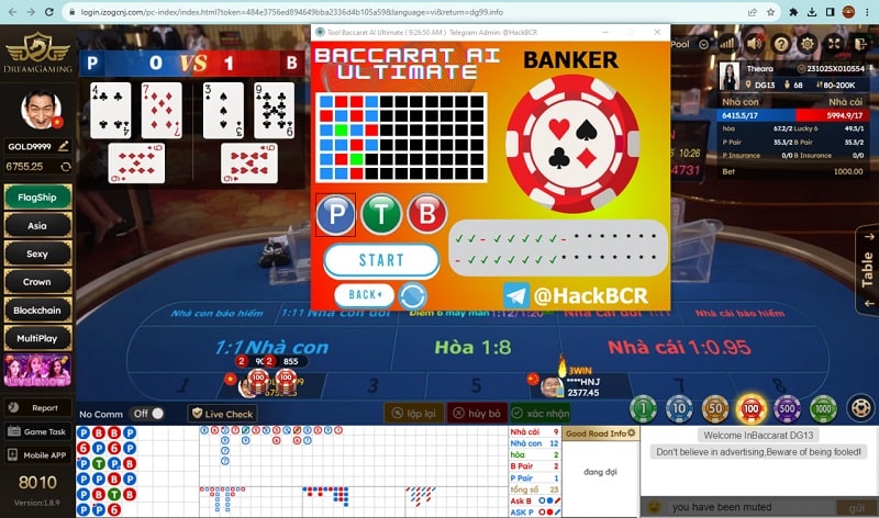 Có nên download tool Baccarat trên điện thoại?