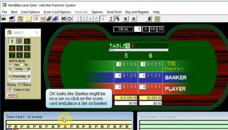 Cách thức tool Baccarat hoạt động